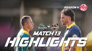 GT20 Canada Season 4  Match  13  Vancouver Knights vs Surrey Jaguars  Highlights [upl. by Patrizia134]