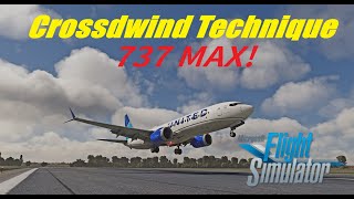 MSFS Handle crosswinds like a real Pilot iFLY 737MAX msfs2020 flightsimulator aviation Beta [upl. by Ruhtua173]