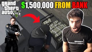 I STOLE 1500000 FROM BANK  GTA 5 GAMEPLAY 2 [upl. by Ahterod]