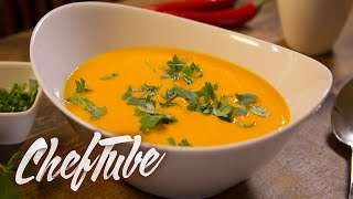 Comment Faire Une Soupe de Potimarron  Recette dans la description [upl. by Wolcott]