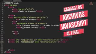 03 Curso de AngularJS Construir una app cuaderno de alumnos [upl. by Akkim]