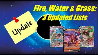 Volcanion V Gyarados VMAX Rillaboom VMAX  Three Updated Decks [upl. by Nynnahs636]