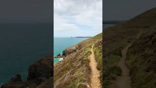 perranporth Cliff path with perranporth beach in distance 👍☀️👍 [upl. by Myer]