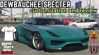 gta5 online Dewbauchee specter customization and review beargames2ju1cs [upl. by Appleby]