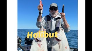 Fishing For Halibut In 878 Feet Of Water [upl. by Lattie]