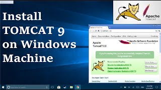 Download and Configure Apache Tomcat 9 on Windows 10 [upl. by Melli177]