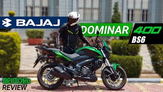 2022 BAJAJ DOMINAR 400  detailed malayalam review  BS6 [upl. by Annoik420]