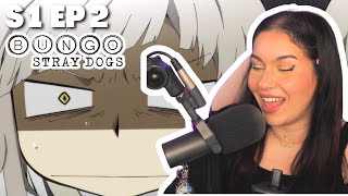 ATSUSHI IN DANGER│BUNGO STRAY DOGS S1 EP 2 REACTION [upl. by Budding447]