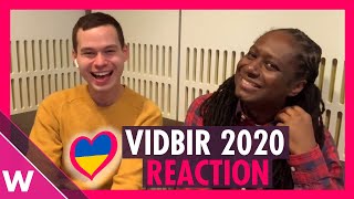 Vidbir 2020 Reaction to all 6 songs  finalists Ukraine Eurovision [upl. by Ayrolg626]