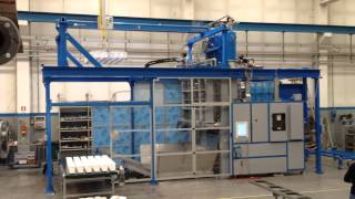 PROMASS fully automated huge EPS Shape Moulding Machine [upl. by Nytsirhc161]