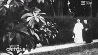 EXTREMELY RARE FOOTAGE OF POPE PIUS X WALKING IN THE VATICAN GARDEN [upl. by Hobbs]