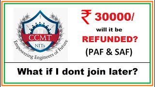 Refunding of PAF amp SAF in CCMT Counselling 2022 [upl. by Aleetha]