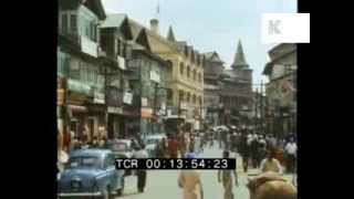 1980 Kashmir amp Calcutta Street Scenes India Pakistan  Rare Colour Footage [upl. by Esilegna]