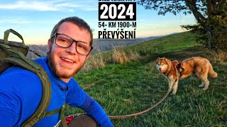 Dogtrekking Bílé Karpaty 2024 54km 1900 m převýšení 🐶💚 [upl. by Hetti991]