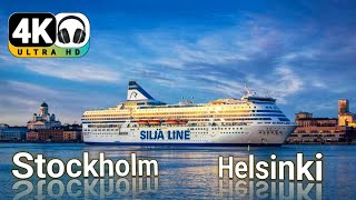 A Complete Tallink Silja Ferry Walking Tour Experience From Stockholm to Helsinki 4k 60f UHD [upl. by Bettye724]