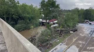 From Lake Lure to Asheville flooding footage shows damage across NC communities [upl. by Asenej]