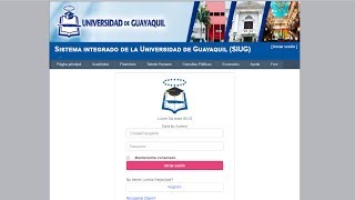 Como ver cupos disponibles de cada materia para matricularte en Universidad de Guayaquil  SIUG UG [upl. by Whitford686]