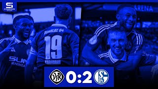 VfR Aalen  FC Schalke 04 02  Tore amp Highlights  Stadion Reaktion [upl. by Bridie817]