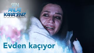 Nefes evden kaçmayı başarıyor  Sen Anlat Karadeniz 1 Bölüm [upl. by Sinnek202]