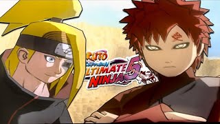 Deidara VS Gaara Naruto Shippuden Ultimate Ninja 5 PS2 [upl. by Boland770]