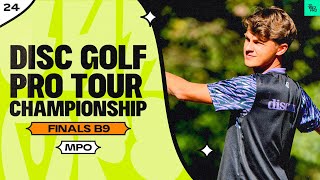 2024 Disc Golf Pro Tour Championship  MPO FINALB9  Wysocki Buhr Robinson Anttila  JomezPro [upl. by Horacio]