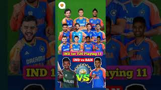 India Playing 11 vs Bangladesh Team 1st T20 Match ll teambangladesh shortsviral [upl. by Docile]