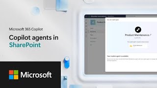 Microsoft 365 Copilot  Copilot agents in SharePoint [upl. by Kimber748]