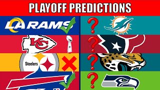 NFL Playoff Predictions 20232024 [upl. by Navaj79]