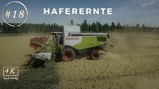 18 Szpakowo  Haferernte mit dem Lexion 740 LS22 gameplay 🎮 [upl. by Auqeenwahs29]