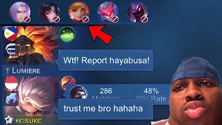 WHEN YOUR TEAMMATE BAN FANNY AND THIS HAPPENED  they think i only know fanny🤫 [upl. by Norah191]