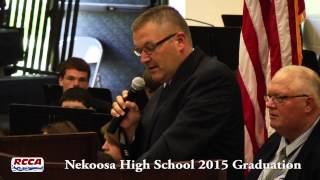 Nekoosa High School Graduation Ceremony 2015 [upl. by Jamill625]