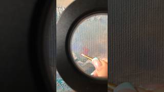 Magnifying glass for paintingyes or no paintingprocess art painting artist [upl. by Anauqahs]