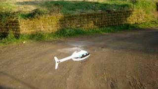 RC Bell 206 Jet Ranger 450 size Erazor 450 [upl. by Harbird]