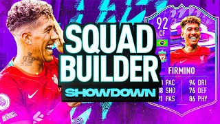 FIFA 22  92 FUT BIRTHDAY ROBERTO FIRMINO SQUAD BUILDER SHOWDOWN  ULTIMATE TEAM [upl. by Ntsud62]