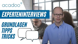 Leitfadengestützte Experteninterviews  acadoo® [upl. by Yhotmit290]