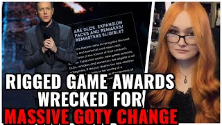 Rigged Game Awards WRECKED For Allowing DLC  Remasters On GOTY Nominee List The Jury Gets Hidden [upl. by Naivat]