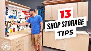 13 Easy Ways to Organize a Messy Woodworking Shop [upl. by Zehe]