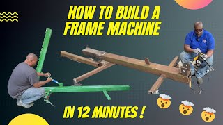 How to Build a Frame Machine in 12 minutes [upl. by Niltag386]