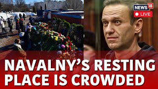 Alexei Navalny Funeral LIVE News From The Borisovskoye Cemetery  Team Navalnys Final Tribute N18L [upl. by Jordan180]