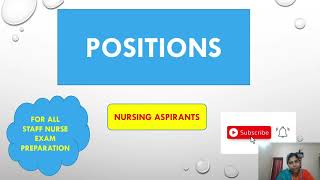 class on positions in fundamentals of nursing for nurses and nursing students [upl. by Ives]