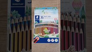 Como são as Cores dos Lápis de Cor da Staedtler 36 Cores [upl. by Catlaina63]