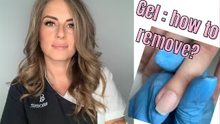 COME TOGLIERE GEL O SMALTO SEMIPERMANENTE A CASA  how to remove semipermanent nail polish at home [upl. by Augy]