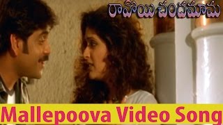 Ravoyi Chandamama Movie  Mallepoova Video Song  Nagarjuna AkkineniAnjala Zhaveri [upl. by Trixy952]