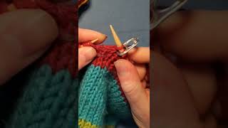 How to Join Double Sided Stockinette Stitch [upl. by Lianne]