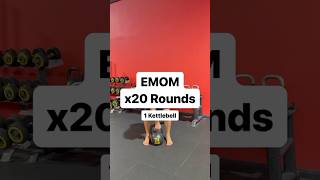 Single Kettlebell EMOM Workout kettlebell workout emom gym [upl. by Notgnirra924]