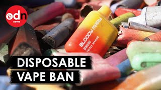 Disposable Vapes Will Be Banned in UK For Children’s Health [upl. by Fiann]