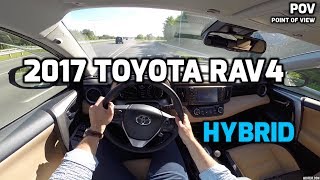 2017 Toyota RAV4 HYBRID POV test drive and review [upl. by Sivrep105]