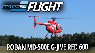 Roban MD500E GJive Red 600 Size Helicopter Scale [upl. by Isdnyl656]