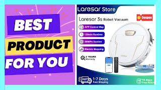 Laresar 3S Robot Vacuum Cleaner Mop 5000Pa [upl. by Benildis]