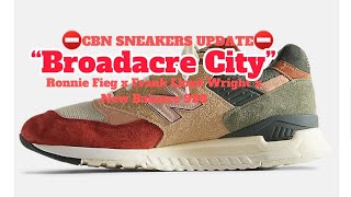 Ronnie Fieg x Frank Lloyd Wright x New Balance 998 “Broadacre City”  Detailed Look  Price [upl. by Eddana120]